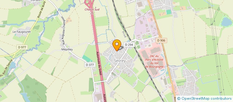 localisation de l'entreprise L'AGENT CALL  SEVREY