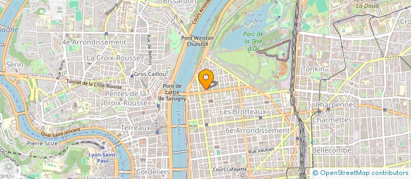 localisation de l'entreprise L'AGENT IMMOBILIER à LYON