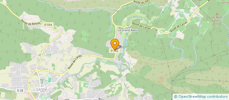 localisation de l'entreprise L'AGENT M  LE VAL