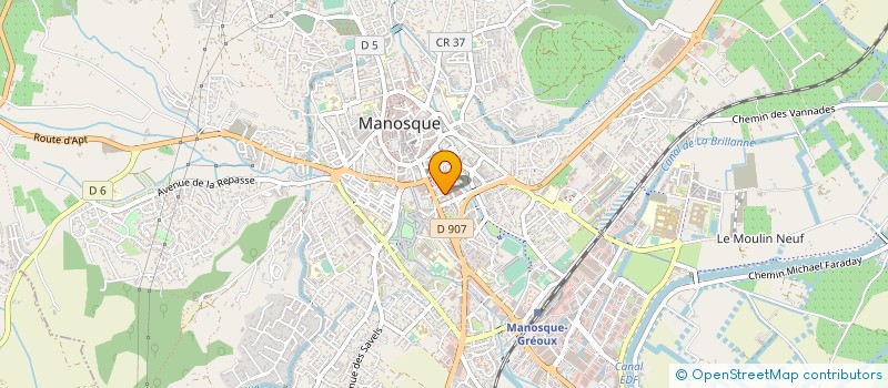 localisation de l'entreprise L'AGITATEUR FLORAL à MANOSQUE