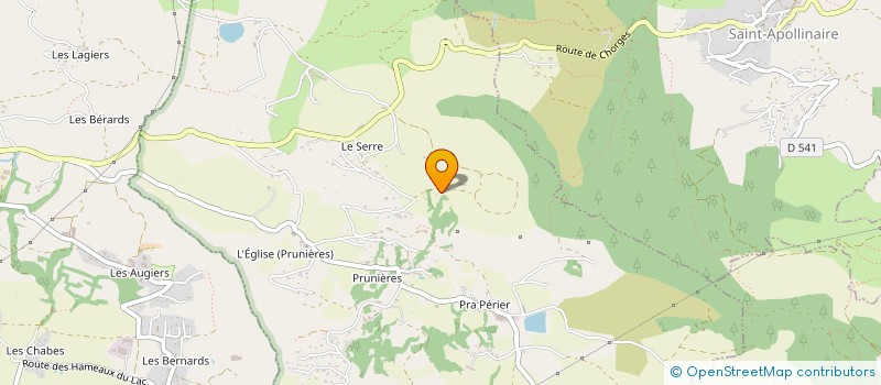 localisation de l'entreprise L'AGNEAU DE NOS MONTAGNES à PRUNIERES
