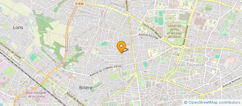 localisation de l'entreprise L'AGORA  BILLERE