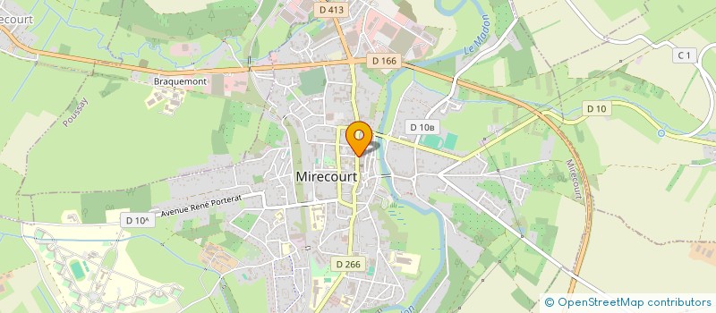 localisation de l'entreprise L'AGORA à MIRECOURT