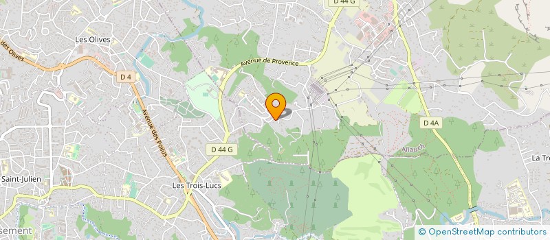 localisation de l'entreprise L'AGORA GRECQUE à ALLAUCH