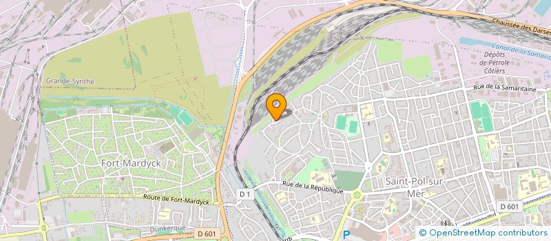 localisation de l'entreprise L'AGRAFE D'ENCRE à DUNKERQUE