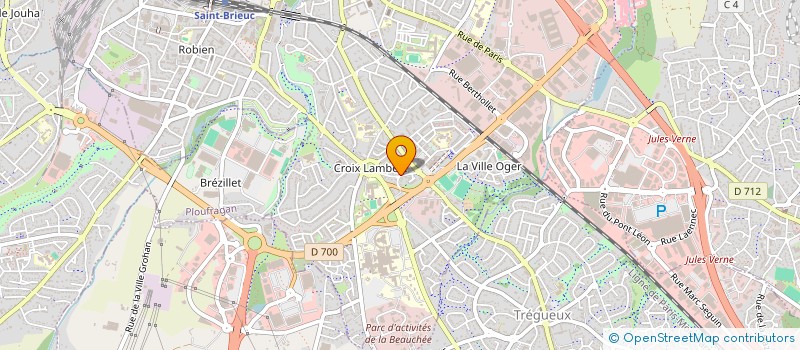 localisation de l'entreprise L'AGRAFF à SAINT-BRIEUC