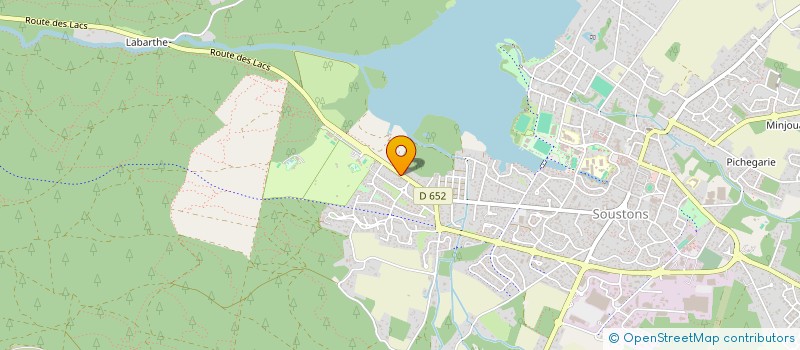 localisation de l'entreprise L'AGREOU  SOUSTONS