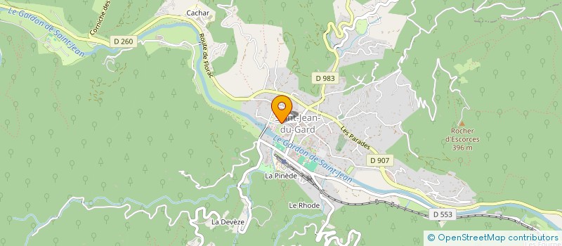 localisation de l'entreprise L'AGRICOLE ST JEANNAISE  SAINT-JEAN-DU-GARD