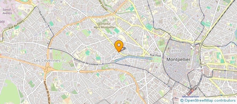 localisation de l'entreprise L AGRICULTURE à MONTPELLIER
