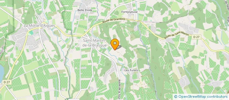 localisation de l'entreprise L'AGRUTIER  SAINT-MARTIN-DE-LA-BRASQUE