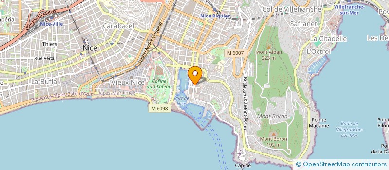 localisation de l'entreprise L AGUA à NICE