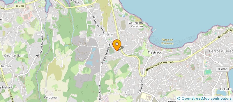 localisation de l'entreprise L AGUIBRI  PERROS-GUIREC