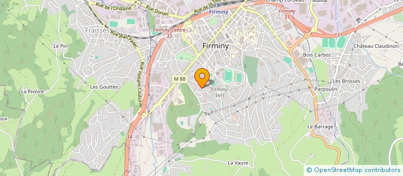 localisation de l'entreprise L AIDE A LA FAMILLE  FIRMINY