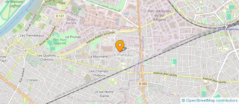 localisation de l'entreprise L'AIDE DU CIEL à SARTROUVILLE