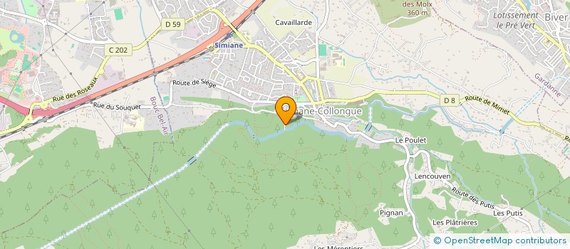 localisation de l'entreprise L'AIDE POUR TOUS  SIMIANE-COLLONGUE