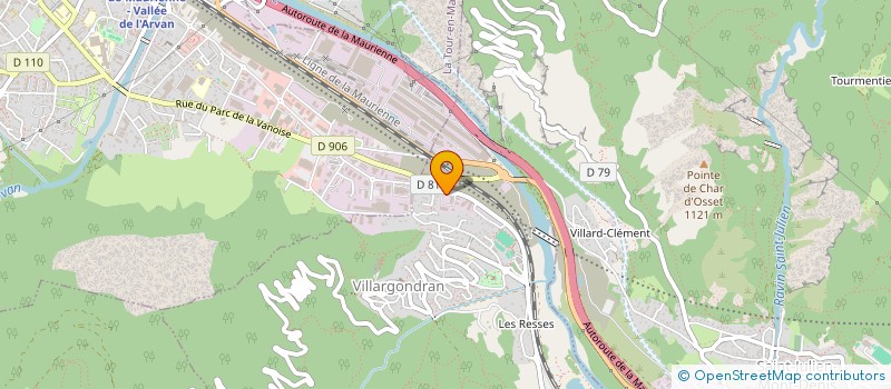 localisation de l'entreprise L'AIGLE à VILLARGONDRAN