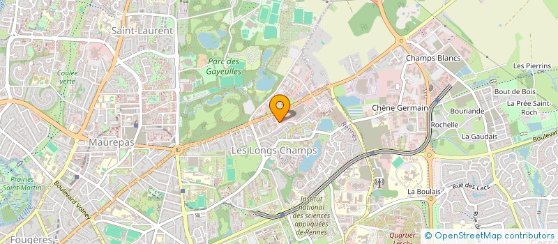 localisation de l'entreprise L'AIGLE A 4L  RENNES