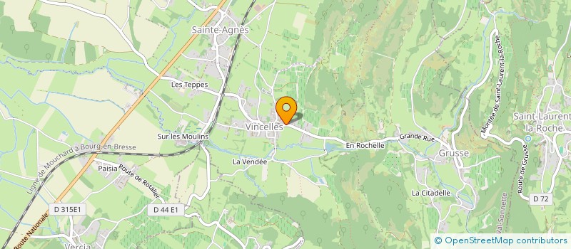 localisation de l'entreprise L'AIGLE A DEUX TETES  VAL-SONNETTE