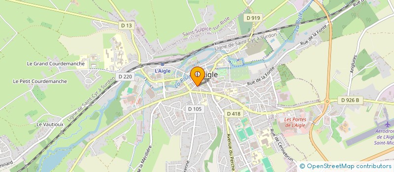 localisation de l'entreprise L'AIGLE ASSURANCES à L'AIGLE