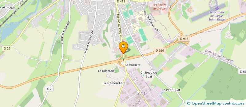 localisation de l'entreprise L'AIGLE AUTOMOBILES à L'AIGLE