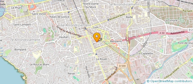 localisation de l'entreprise L'AIGLE BLANC à MARSEILLE