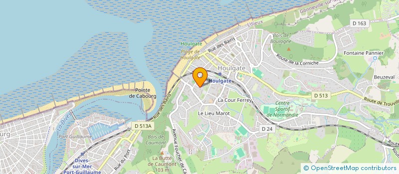 localisation de l'entreprise L'AIGLE D'OR  HOULGATE