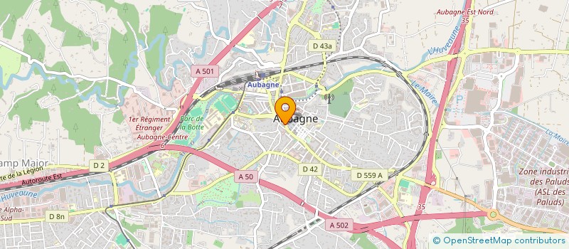 localisation de l'entreprise L'AIGLE D'OR à AUBAGNE