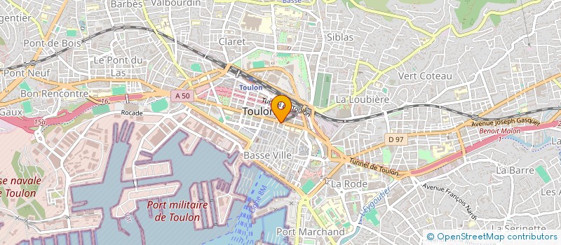 localisation de l'entreprise L'AIGLE DE CARTHAGE à TOULON