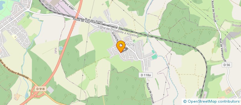 localisation de l'entreprise L'AIGLE DE KUNTZIG  KUNTZIG