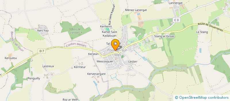 localisation de l'entreprise L'AIGLE DE POULLAN  POULLAN-SUR-MER