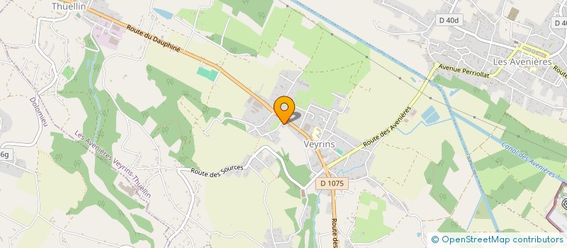 localisation de l'entreprise L'AIGLE DES ACORES  LES AVENIERES VEYRINS-THUELLIN