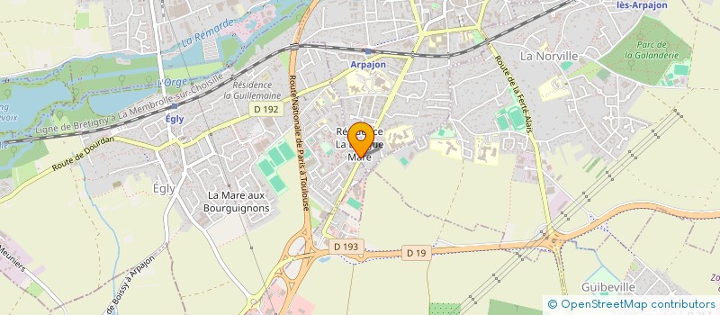 localisation de l'entreprise L'AIGLE ROYAL à ARPAJON