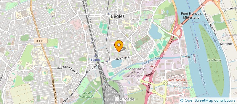 localisation de l'entreprise L'AIGLERIE TCG à BEGLES