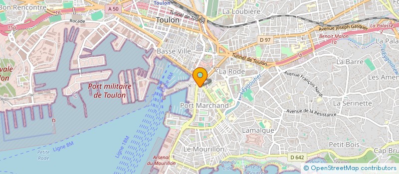 localisation de l'entreprise L'AIGLON  TOULON