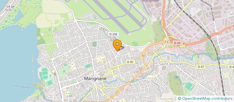 localisation de l'entreprise L'AIGLON à MARIGNANE
