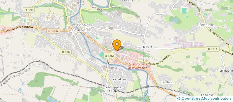 localisation de l'entreprise L'AIGLON à LE PONT-DE-BEAUVOISIN