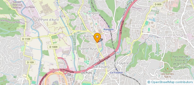 localisation de l'entreprise L'AIGLON à LE CANNET