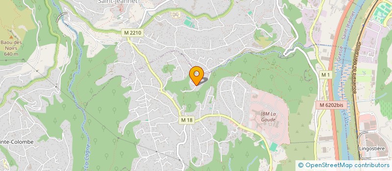 localisation de l'entreprise L'AIGLON  LA GAUDE