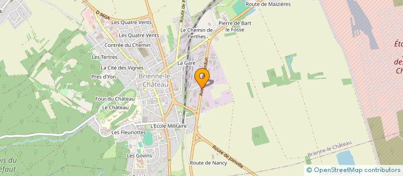 localisation de l'entreprise L'AIGLON  BRIENNE-LE-CHATEAU