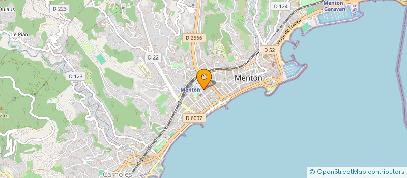 localisation de l'entreprise L'AIGLON à MENTON