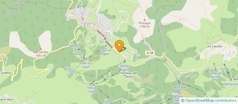 localisation de l'entreprise L'AIGLON SPORTS à PEONE