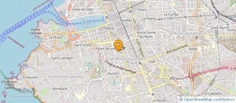 localisation de l'entreprise L'AIGUE BLEUE à MARSEILLE