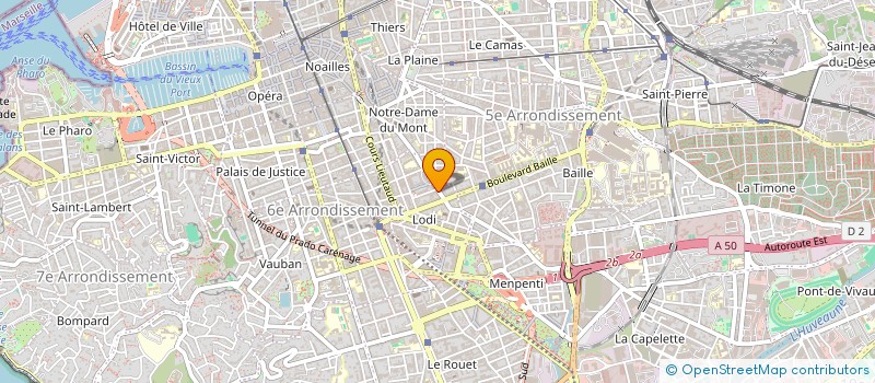 localisation de l'entreprise L'AIGUILLE à MARSEILLE