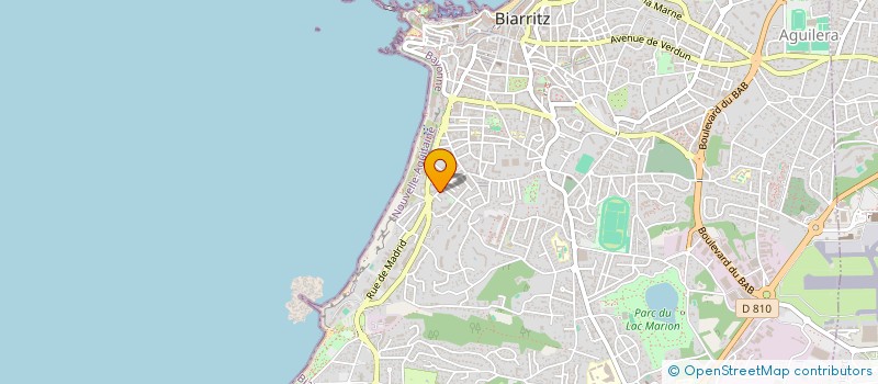 localisation de l'entreprise L'AIGUILLE BASQUE à BIARRITZ