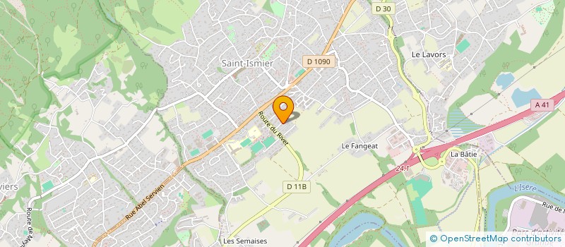 localisation de l'entreprise L'AIGUILLE BLANCHE à SAINT-ISMIER
