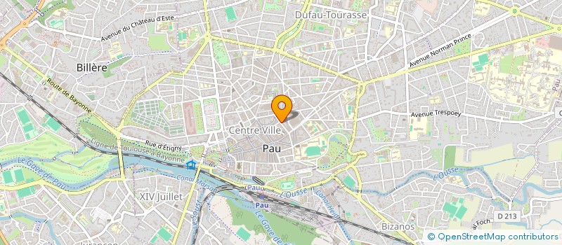 localisation de l'entreprise L'AIGUILLE DES PYRENEES à PAU