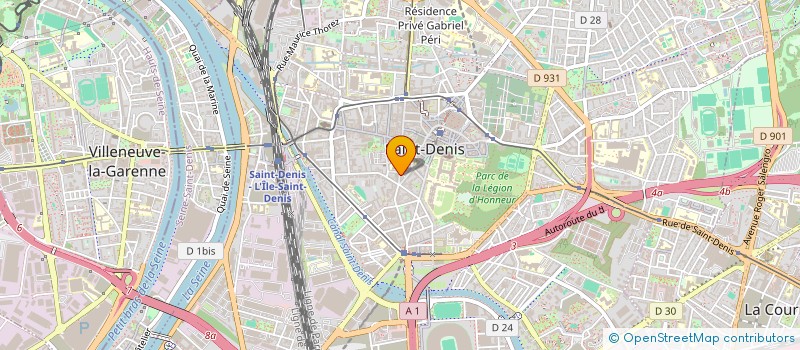 localisation de l'entreprise L'AIGUILLE QUI DANSE à SAINT-DENIS