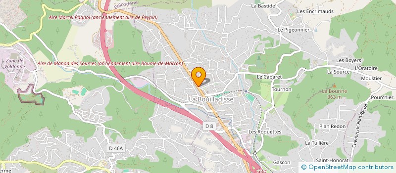 localisation de l'entreprise L AIGUILLON BOUILLADISSIEN  LA BOUILLADISSE