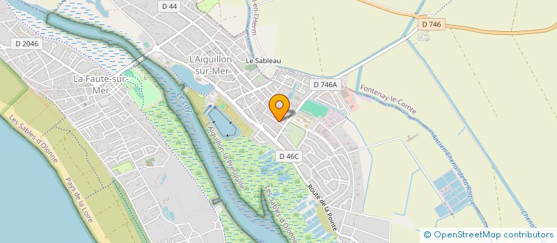 localisation de l'entreprise L'AIGUILLON LA MAISON DE VACANCES  L'AIGUILLON-LA-PRESQU'ILE