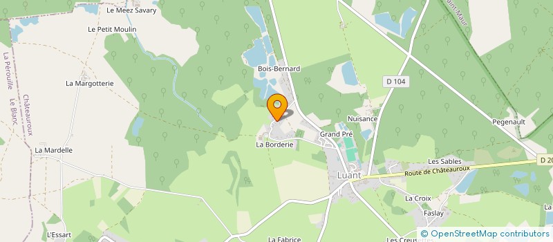 localisation de l'entreprise L'AIL DES OURS à LUANT
